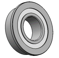 FLANGED BEARING 5x13x4